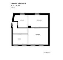 Gemütliche kleine 2-Raumwohnung frei und nutzbar ab 01. November 2025! - Halle (Saale) Damaschkestraße