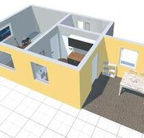 Mietwohnung Einliegerwohnung 1 Zimmer Wohnung mit Einbauküche - Waghäusel