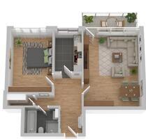 Moderne 2-Zimmer-Wohnung mit Balkon - Lübeck Sankt Lorenz Nord