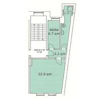 Sanierte 1- Zimmer-Wohnung im Altbau - Aschersleben