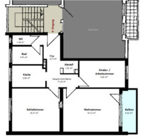 3-Zimmer-Wohnung mit Balkon in Fürth-Hardhöhe (71 m² 3.OG)