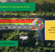 24 LKW Stellplätze LKW Stellflächen Bus Stellplatz LKW Parkplatz - Zeven