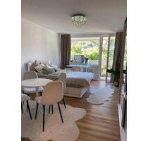 vollmöblierte 1-Zimmer-Wohnung mit Südbalkon in Oberrad - Frankfurt am Main
