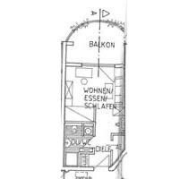 1 Zimmerwohnung mit Balkon 35qm in Naila
