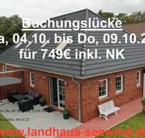 Großzügiges und neues Ferienhaus (DHH) mit Sauna in Dornum ⚓️