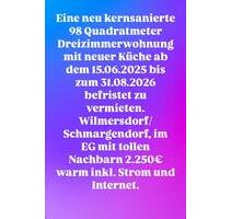 Kernsanierte 98 qm 3 Zimmer Wohnung Schmargendorf befristet - Berlin Charlottenburg-Wilmersdorf