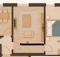 Charmante 2-Zimmer-Altbauwohnung mit Wohnküche – saniert - Augsburg Lechhausen