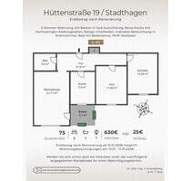 Erstbezug nach Renovierung - Stadthagen - Moderne 3-Zimmer-Whg