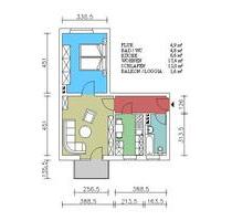 2,0-Zimmerwohnung - 312,00 EUR Kaltmiete, ca.  50,25 m² in Freital (PLZ: 01705)