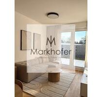 Teilmöbilierte Neubau - Erdgeschoss- Wohnung mit 2 Zimmern und Terrasse zu vermieten ! - Homburg