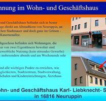 hochwertige Wohnung am Fontaneplatz, 5 Zimmer, Balkon, Parkett - Neuruppin