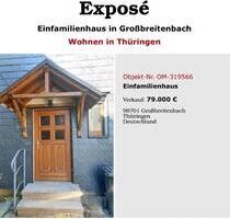 Einfamilienhaus Haus Großbreitenbach VB