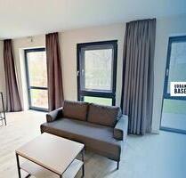 URBAN BASE: Vollmöbliertes 1-Zimmer-Large-Apartment mit EBK, TERRASSE, ALL-IN-MIETE, UVM. am Rheinufer - Düsseldorf Stadtbezirk 3