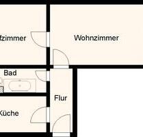 Helle 2-Raum-Wohnung mit Balkon in Wurschen 295 € - Radibor