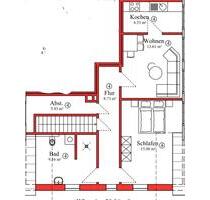 Dachgeschosswohnung 58m² - 580,00 EUR Kaltmiete, in Rhauderfehn (PLZ: 26817)