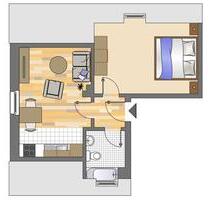 Demnächst frei! 1-Zimmer-Wohnung in Dortmund