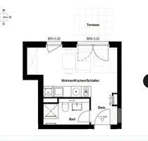 1 Zimmer Studio mit Terasse in Wedding ab 15.11.25 - Berlin Mitte