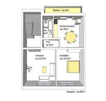 2ZiKüDieleBad Balkon - 425,00 EUR Kaltmiete, in Gelsenkirchen (PLZ: 45899) Gelsenkirchen-West