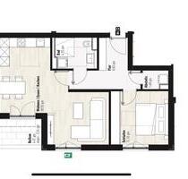 Erstbezug! Moderne 2-Zimmer-Neubauwohnung in Mering zu vermieten - Friedberg