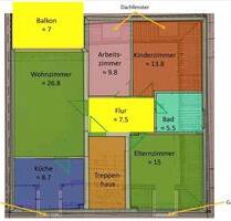 4-Zimmer-Wohnung ca. 90 m² mit Balkon in Aachen-Brand