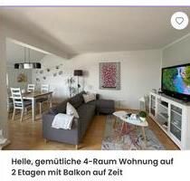 Helle möblierte 4 Zimmer Wohnung auf 2 Etagen in bester Lage - Braunschweig Heidberg-Melverode