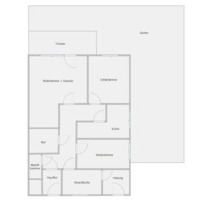 Kernsanierte Erdgeschosswohnung mit eigenem traumhaften Garten - Sassenburg