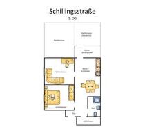 2 Zimmer Wohnung, 1. OG, EBK, Terrasse - Düren Rölsdorf
