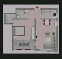 2-Zimmer-Wohnung mit Balkon & TG-Stellplatz, Einbauküche - Villingen-Schwenningen