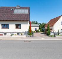 Kleinkmehlen - 3-Zimmer-Wohnung mit Wohnküche, großem Wohnzimmer, Tageslichtbad und Grillecke - Ortrand
