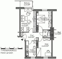 3-Zimmer-Wohnung mit ca. 71,14 m² in Döhren-Wülfel sofort verfügbar - Hannover