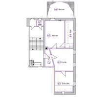 Zwei-Zimmer-Wohnung mit großem Balkon (15qm) zu vermieten - Limbach-Oberfrohna
