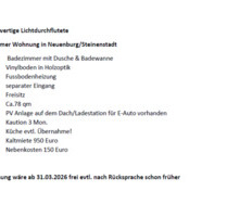 Hochwertige,lichtdurchflutete 2-Zimmer-Wohnung in Steinenstadt - Neuenburg am Rhein