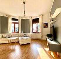 Schicke, zentrale Altbauwohnung. Voll möbliert. - Leipzig Mitte