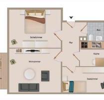 Sanierte 3-Raum Wohung - 765,00 EUR Kaltmiete, in Radeberg (PLZ: 01454)