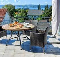 Sonnige möblierte 3 ZKB-Wohnung mit Balkon und See- u. Alpensicht - Überlingen