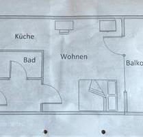 1-Zimmerwohnung in Spardorf mit Balkon - Buckenhof