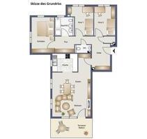 Helle und moderne 4-Zimmer Wohnung in Metzingen