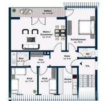4-Zimmer-Wohnung mit Garten, Garage und Balkon - Isernhagen