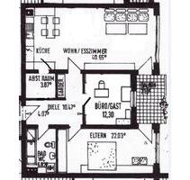 3 Zimmer 96qm Wohnung mit Balkon - Aschaffenburg Damm