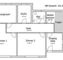 3 Zimmer Wohnung mit Stellplatz, Terrasse und Küche ab 01.01.26 - Dieblich