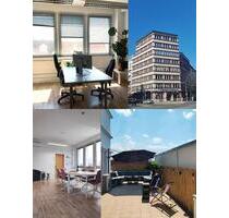 Büroraum mit Meetingbereich & Terrasse in denkmalgeschütztem Gebäude zur Untermiete - Berlin Charlottenburg-Wilmersdorf