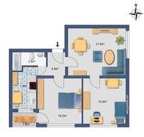 Moderne 3-Zimmer-Wohnung im Stadtzentrum – ideal für Familien - Pforzheim Dillweißenstein