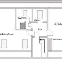Attraktive moderne 2-Zimmer-Dachgeschosswohnung - Neu-Anspach