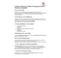 4 Zimmer Wohnung in Inklusiver WG - München Maxvorstadt