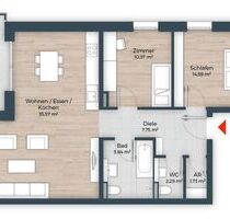 Wohnung 1OG 3 Zimmer mit Balkon Keller und Garage ab 01.06.24 - Wathlingen