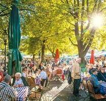 Restaurant TOP LAGE Nähe Dachau mit sonnigem Biergarten und großem Parkplatz