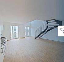 NEUBAU: 3-Zi.-Maisonettewohnung mit EBK, 2 Bädern und viel Tageslicht im Quartier Großherzog-Friedrich-Höfe - Saarbrücken