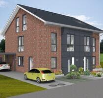 Doppelhaushälfte im Neubau – KfW 40 mit Photovoltaikanlage-Mesum - Rheine