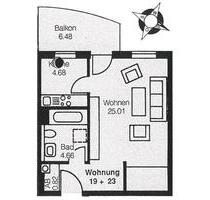 1 Zimmer Appartement in Wartenberg