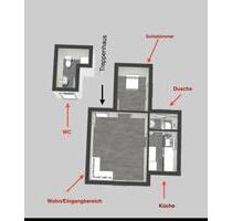 Teilmöblierte 2-Zimmer-Wohnung (BEFRISTET) - Stuttgart Vaihingen